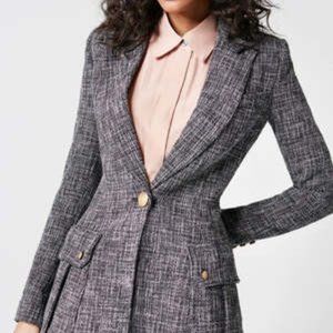 Smythe Black Tweed Suit